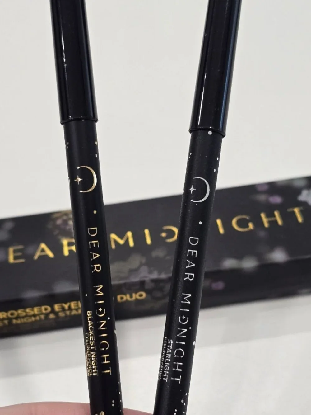 9/18 ✦ Star‑Crossed Eyeliner Duo ✦ Blackest Night & Starlight Creamy